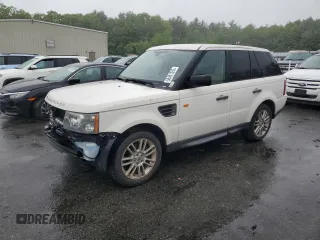 2008 Land Rover Range Rover Sport HSE with VIN SALSK25498A159012, listed as a Copart auction lot 58401265 with 182,670 mi miles and Salvage title. Bid and sale history available at DreamBid. Image 1.