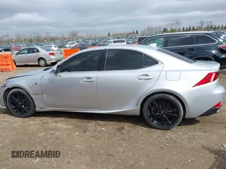 2014 Lexus IS 350 with VIN JTHCE1D25E5002075, listed as a IAAI auction lot 41877829 with 105,269 mi miles. Bid and sale history available at carsss.com. Image 14.
