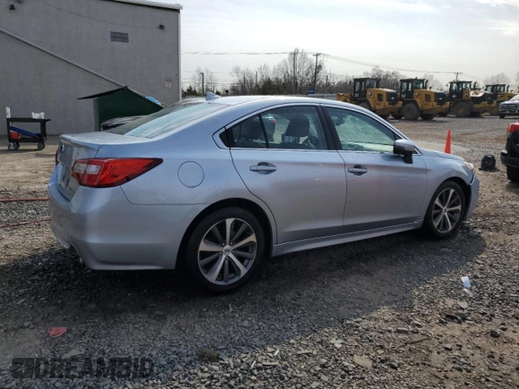 2017 Subaru Legacy Limited with VIN 4S3BNEN64H3030777, listed as a Copart auction lot 48906485 with 63,160 mi miles and Salvage Title. Bid and sale history available at carsss.com. Image 3.