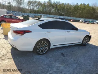 2015 Hyundai Genesis 5.0L with VIN KMHGN4JF7FU021001, listed as a Copart auction lot 49530295 with 111,281 mi miles and Salvage Title. Bid and sale history available at carsss.com. Image 3.