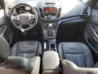 2013 Ford Escape Titanium with VIN 1FMCU0J97DUB50714, listed as a Copart auction lot 50343635 with 154,192 mi miles and Salvage Title. Bid and sale history available at carsss.com. Image 8.