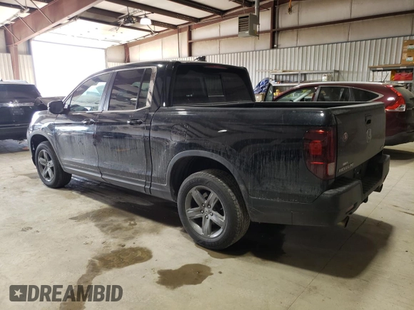 2022 Honda Ridgeline RTL z VIN 5FPYK3F54NB004098, wystawiony jako Copart lot #47459195 z przebiegiem 97 068 mil mil oraz Szkoda całkowita • Salvage title. Historia ofert i sprzedaży dostępna na DreamBid. Obrazek 2.