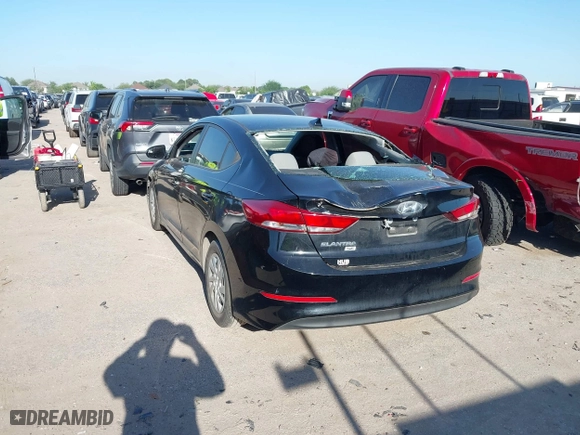 2017 Hyundai Elantra SE with VIN KMHD74LF5HU091867, listed as a IAAI auction lot 41979769 with 112,037 mi miles. Bid and sale history available at carsss.com. Image 3.
