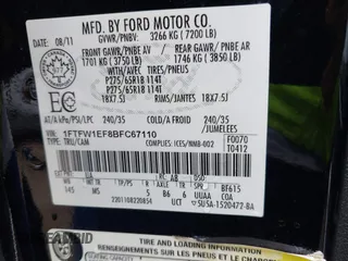 2011 Ford F-150 XL с VIN 1FTFW1EF8BFC67110, выставлен на аукционе IAAI как лот 42344379 с пробегом 155 037 миль миль и . История ставок и продаж доступна на DreamBid. Изображение 9.