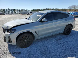 2022 BMW X4 xDrive30i with VIN 5UX33DT06N9K53414, listed as a Copart auction lot 49533095 with 0 mi miles and Salvage Title. Bid and sale history available at carsss.com. Image 1.