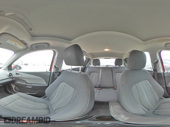 2014 Chevrolet Sonic LT with VIN 1G1JC6SB1E4196455, listed as a Copart auction lot 44398885 with 59,348 mi miles and Salvage Title. Bid and sale history available at carsss.com. Image 12.