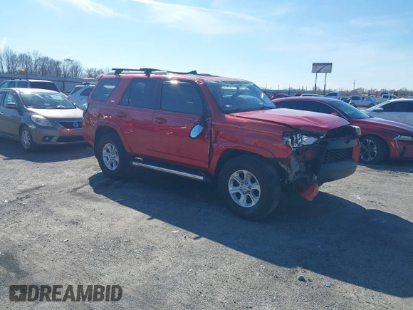 2018 Toyota 4Runner SR5 с VIN JTEZU5JR8J5175456, выставлен на аукционе IAAI как лот 41599723 с пробегом 165 701 миль миль и . История ставок и продаж доступна на DreamBid. Изображение 1.