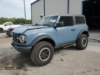 2024 Ford Bronco with VIN 1FMDE1AP4RLB30472, listed as a Copart auction lot 59078055 with 2,703 mi miles and Salvage title. Bid and sale history available at DreamBid. Image 1.