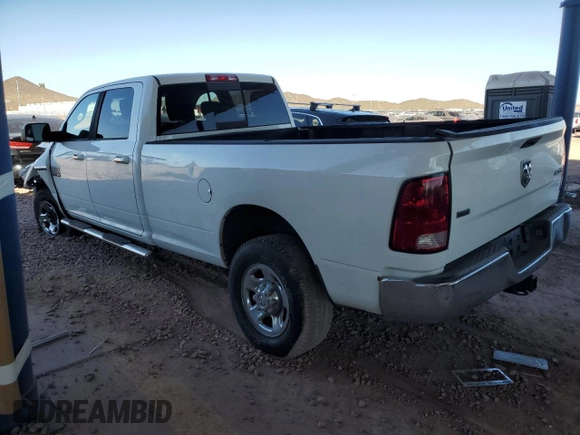 2013 Ram 2500 SLT with VIN 3C6TR5JTXDG578737, listed as a Copart auction lot 46677075 with 234,074 mi miles and Salvage title. Bid and sale history available at DreamBid. Image 2.