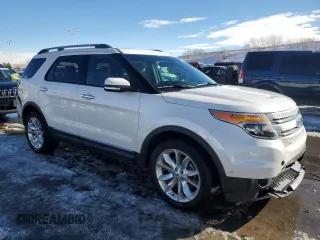 2015 Ford Explorer Limited with VIN 1FM5K8F87FGC50021, listed as a Copart auction lot 87771365 with 181,436 mi miles and Salvage Title. Bid and sale history available at DreamBid. Image 4.