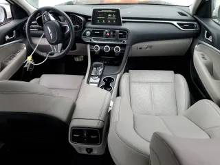 2021 Genesis G70 2.0T with VIN KMTG64LA9MU077166, listed as a Copart auction lot 42210745 with 59,020 mi miles and Salvage Title. Bid and sale history available at carsss.com. Image 8.