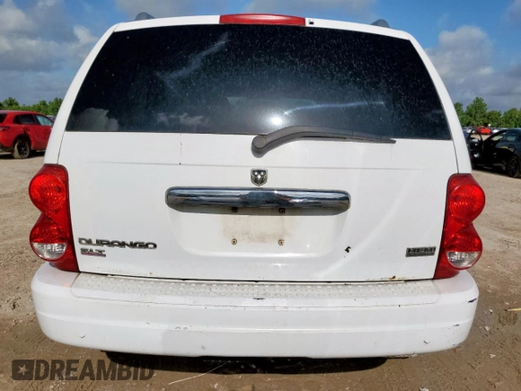 2006 Dodge Durango SLT с VIN 1D4HD48256F102634, выставлен на аукционе Copart как лот 61252845 с пробегом 154 973 миль миль и Списание • Salvage title. История ставок и продаж доступна на DreamBid. Изображение 6.