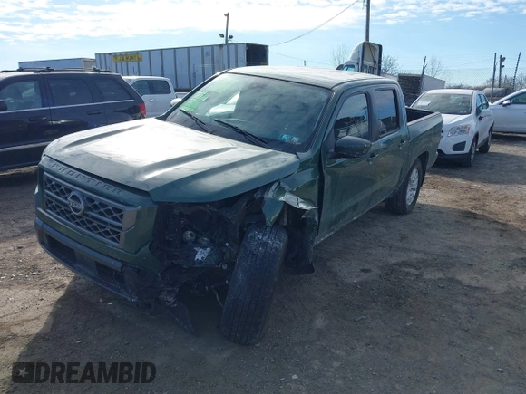 2022 Nissan Frontier S with VIN 1N6ED1EKXNN656014, listed as a IAAI auction lot 41463383 with 24,603 mi miles. Bid and sale history available at carsss.com. Image 18.