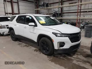 2022 Chevrolet Traverse LT with VIN 1GNEVHKW1NJ128358, listed as a IAAI auction lot 41674927 with 46,049 mi miles and . Bid and sale history available at DreamBid. Image 1.