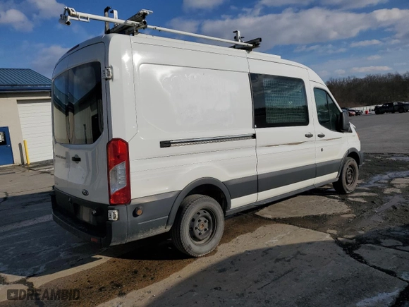 2016 Ford Transit Cargo Van with VIN 1FTYR2CGXGKB30136, listed as a Copart auction lot 89067675 with 141,445 mi miles and Clean Title. Bid and sale history available at carsss.com. Image 3.