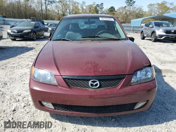 2003 Mazda Protege DX with VIN JM1BJ225030144551, listed as a Copart auction lot 50769905 with 179,876 mi miles and Salvage Title. Bid and sale history available at DreamBid. Image 5.