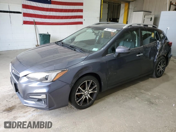 2017 Subaru Impreza Limited with VIN 4S3GTAU65H3741202, listed as a Copart auction lot 56277185 with 52,048 mi miles and Salvage title. Bid and sale history available at DreamBid. Image 1.