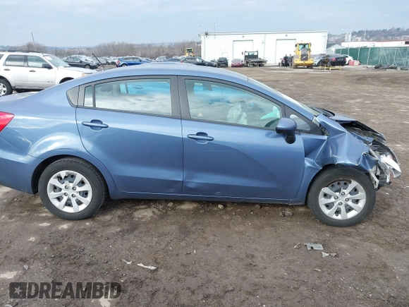 2016 Kia Rio LX with VIN KNADM4A38G6684838, listed as a IAAI auction lot 41283300 with 64,530 mi miles. Bid and sale history available at carsss.com. Image 13.