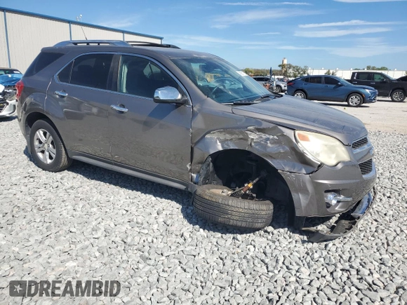 2012 Chevrolet Equinox LTZ with VIN 2GNFLGEK6C6316123, listed as a Copart auction lot 48381725 with 38,534 mi miles and Salvage Title. Bid and sale history available at DreamBid. Image 4.