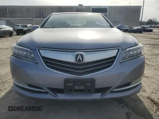 2014 Acura RLX Tech Pkg with VIN JH4KC1F59EC006635, listed as a Copart auction lot 41988735 with 0 mi miles and Salvage Title. Bid and sale history available at carsss.com. Image 5.