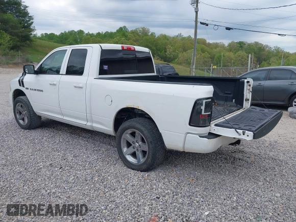 2012 Ram 1500 Sport with VIN 1C6RD7HT0CS316422, listed as a IAAI auction lot 42112459 with 153,026 mi miles and . Bid and sale history available at DreamBid. Image 3.