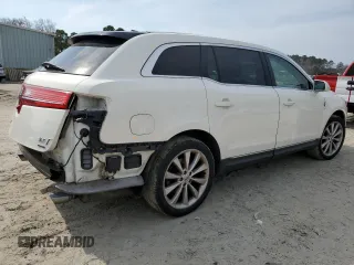 2012 Lincoln MKT EcoBoost with VIN 2LMHJ5AT4CBL53611, listed as a Copart auction lot 46493425 with 77,072 mi miles and Salvage Title. Bid and sale history available at DreamBid. Image 3.