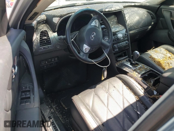 2011 Infiniti FX with VIN JN8AS1MW3BM734697, listed as a Copart auction lot 53041115 with 118,520 mi miles and Salvage title. Bid and sale history available at DreamBid. Image 8.