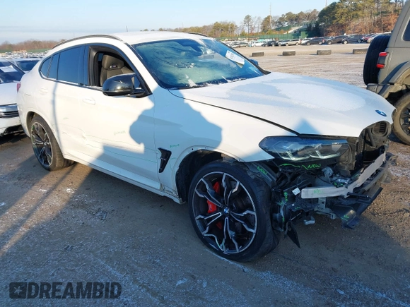 2022 BMW X4 M with VIN 5YM23EC00N9L88771, listed as a IAAI auction lot 41362198 with 29,949 mi miles. Bid and sale history available at carsss.com. Image 1.