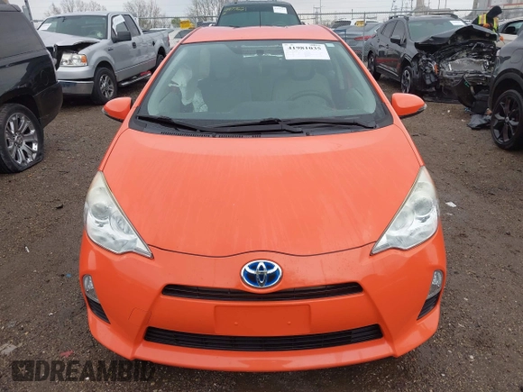 2013 Toyota Prius One with VIN JTDKDTB32D1053479, listed as a IAAI auction lot 41981035 with 53,588 mi miles. Bid and sale history available at carsss.com. Image 12.