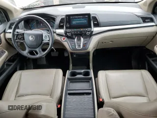 2018 Honda Odyssey EX-L with VIN 5FNRL6H71JB059936, listed as a Copart auction lot 53403635 with 94,745 mi miles and Salvage Title. Bid and sale history available at DreamBid. Image 8.