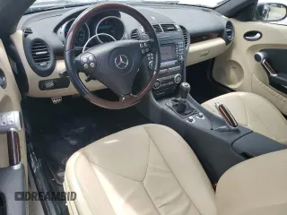 2006 Mercedes-Benz SLK 350 with VIN WDBWK56F96F106593, listed as a Copart auction lot 57021645 with 103,015 mi miles and Salvage title. Bid and sale history available at DreamBid. Image 8.