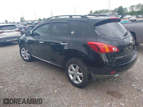 2009 Nissan Murano SL with VIN JN8AZ18W49W117314, listed as a IAAI auction lot 42263435 with 223,127 mi miles and . Bid and sale history available at DreamBid. Image 3.