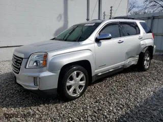 2017 GMC Terrain SLE with VIN 2GKFLNE38H6182975, listed as a Copart auction lot 46817035 with 121,150 mi miles and Clean Title. Bid and sale history available at carsss.com. Image 1.
