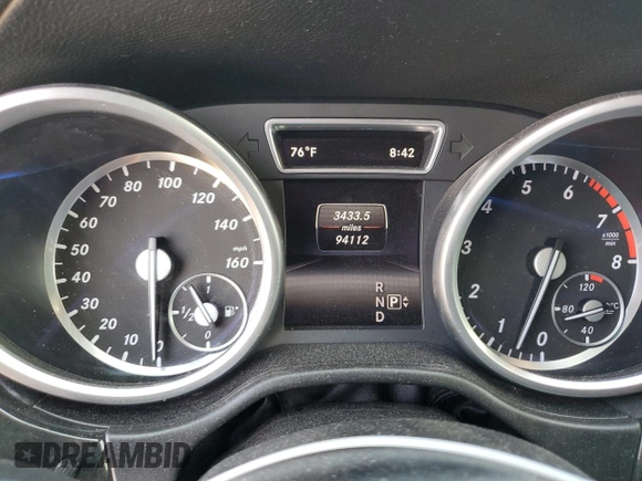 2016 Mercedes-Benz GL with VIN 4JGDF6EE3GA636516, listed as a Copart auction lot 51093484 with 94,112 mi miles and Salvage Title. Bid and sale history available at carsss.com. Image 9.