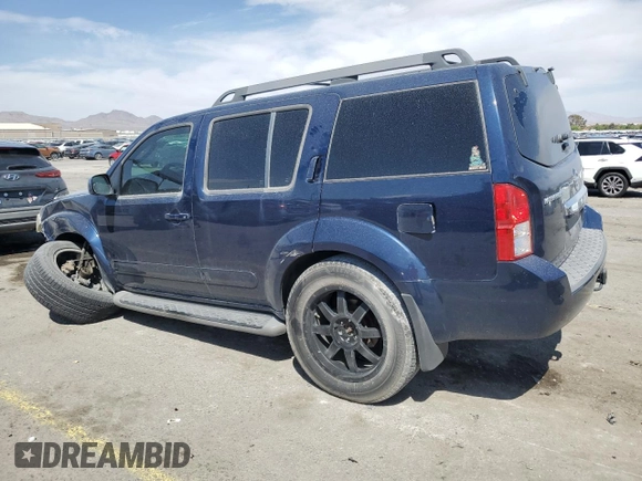 2008 Nissan Pathfinder SE с VIN 5N1AR18B98C625234, выставлен на аукционе Copart как лот 54439175 с пробегом 143 847 миль миль и Списание • Salvage title. История ставок и продаж доступна на DreamBid. Изображение 2.
