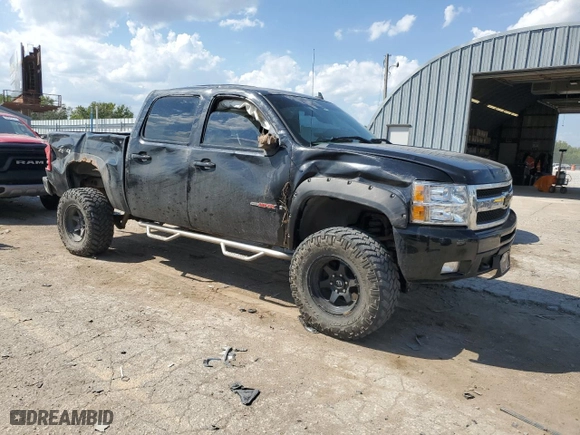 2007 Chevrolet Silverado 1500 LTZ with VIN 2GCFK13Y271592835, listed as a Copart auction lot 69279334 with 177,291 mi miles and Salvage Title. Bid and sale history available at carsss.com. Image 4.