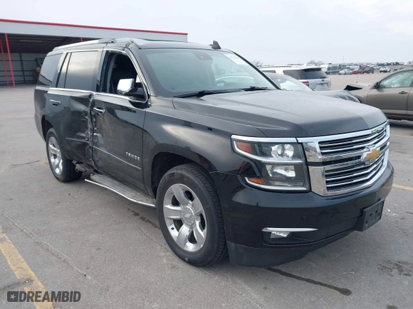 2016 Chevrolet Tahoe LTZ with VIN 1GNSKCKC9GR217166, listed as a IAAI auction lot 41152096 with 133,589 mi miles. Bid and sale history available at carsss.com. Image 1.