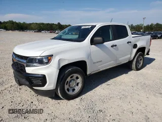 2021 Chevrolet Colorado 2WD Work Truck with VIN 1GCGSBEN1M1104859, listed as a Copart auction lot 53301705 with 85,407 mi miles and Salvage title. Bid and sale history available at DreamBid. Image 1.