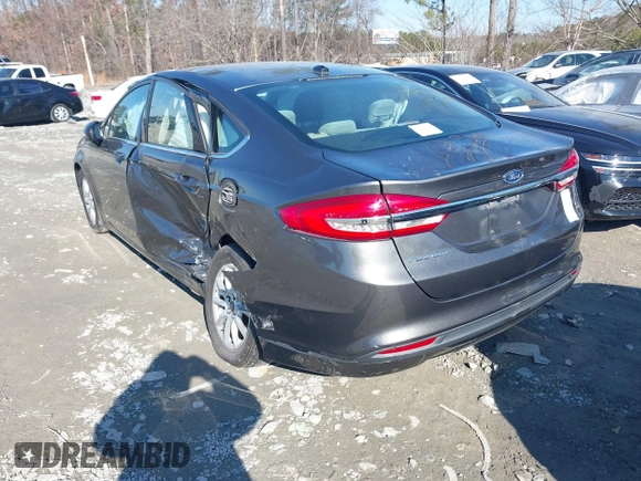 2017 Ford Fusion S with VIN 3FA6P0G78HR369523, listed as a IAAI auction lot 41267657 with 127,628 mi miles. Bid and sale history available at carsss.com. Image 3.