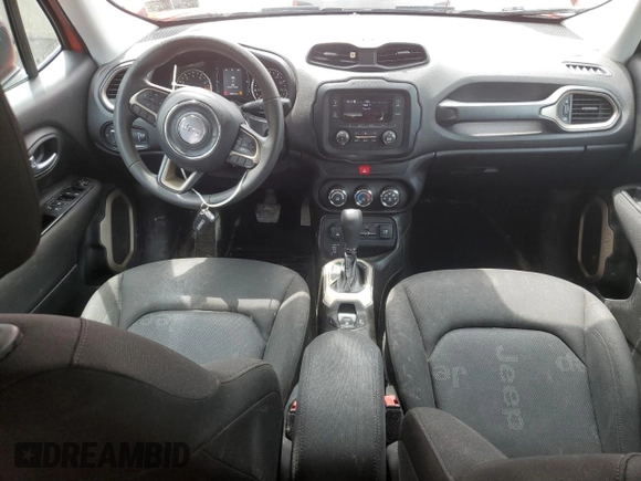 2017 Jeep Renegade Sport with VIN ZACCJBAB4HPE54733, listed as a Copart auction lot 61363555 with 199,315 mi miles and Salvage title. Bid and sale history available at DreamBid. Image 8.