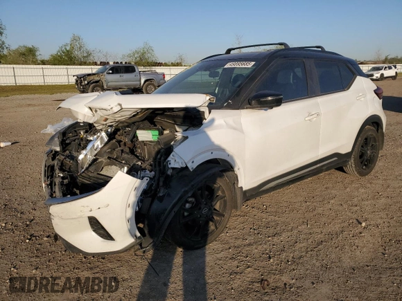 2023 Nissan Kicks SR with VIN 3N1CP5DV4PL522755, listed as a Copart auction lot 49895685 with Not Provided miles and Salvage Title. Bid and sale history available at DreamBid. Image 1.
