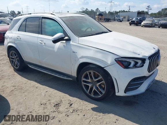 2021 Mercedes-Benz GLE 53 AMG with VIN 4JGFB6BB2MA287729, listed as a IAAI auction lot 41538349 with 71,966 mi miles and . Bid and sale history available at DreamBid. Image 1.