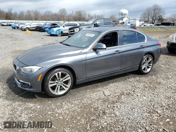 2018 BMW 3 Series 330i xDrive with VIN WBA8D9G53JNU67864, listed as a Copart auction lot 50385345 with 68,048 mi miles and Salvage title. Bid and sale history available at DreamBid. Image 1.