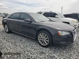 2012 Audi A8 with VIN WAURVAFD7CN026141, listed as a Copart auction lot 49532335 with 201,042 mi miles and Clean Title. Bid and sale history available at DreamBid. Image 4.