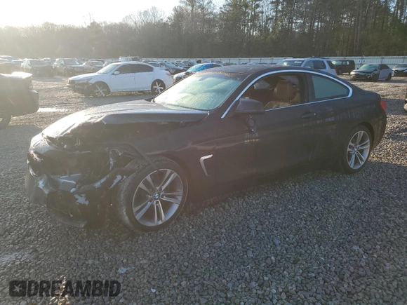 2016 BMW 4 Series 428i z VIN WBA3N7C52GK227961, wystawiony jako Copart lot #48652275 z przebiegiem 80 820 mil mil oraz Szkoda całkowita • Salvage title. Historia ofert i sprzedaży dostępna na DreamBid. Obrazek 1.