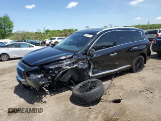 2020 Infiniti QX60 Luxe with VIN 5N1DL0MM5LC514737, listed as a Copart auction lot 55280145 with 93,168 mi miles and Salvage title. Bid and sale history available at DreamBid. Image 1.