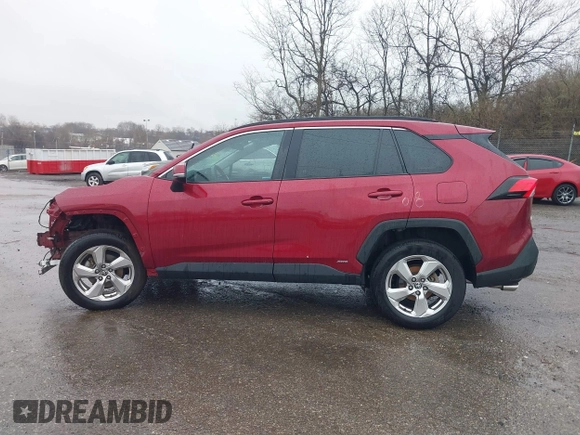 2021 Toyota RAV4 Hybrid LE with VIN 4T3B6RFV6MU043418, listed as a IAAI auction lot 41864627 with 60,340 mi miles. Bid and sale history available at carsss.com. Image 15.