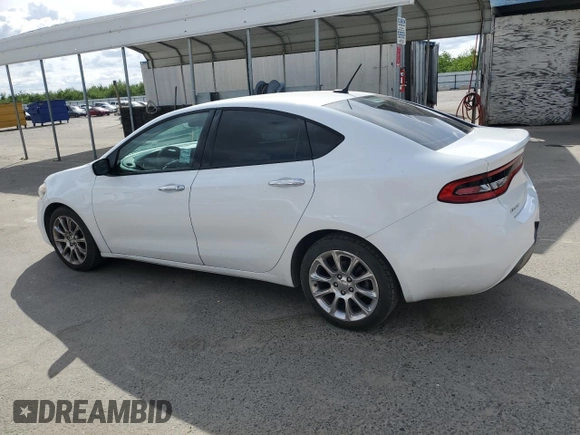 2016 Dodge Dart SXT Sport with VIN 1C3CDFFA2GD821001, listed as a Copart auction lot 49884745 with 163,527 mi miles and Salvage Title. Bid and sale history available at carsss.com. Image 2.