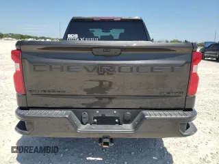 2021 Chevrolet Silverado 1500 Custom with VIN 1GCPYBEK6MZ231063, listed as a Copart auction lot 52195745 with 53,497 mi miles and Salvage Title. Bid and sale history available at DreamBid. Image 6.