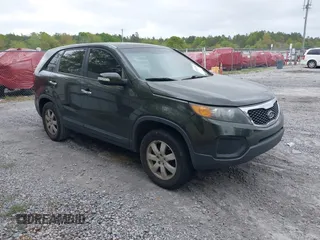 2012 Kia Sorento LX with VIN 5XYKT3A14CG219860, listed as a IAAI auction lot 41917360 with 209,107 mi miles. Bid and sale history available at carsss.com. Image 1.